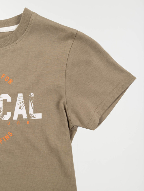 Tee-shirt tropical garçon (3-12A)