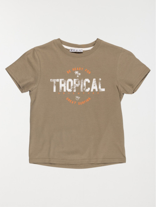 Tee-shirt tropical garçon (3-12A)