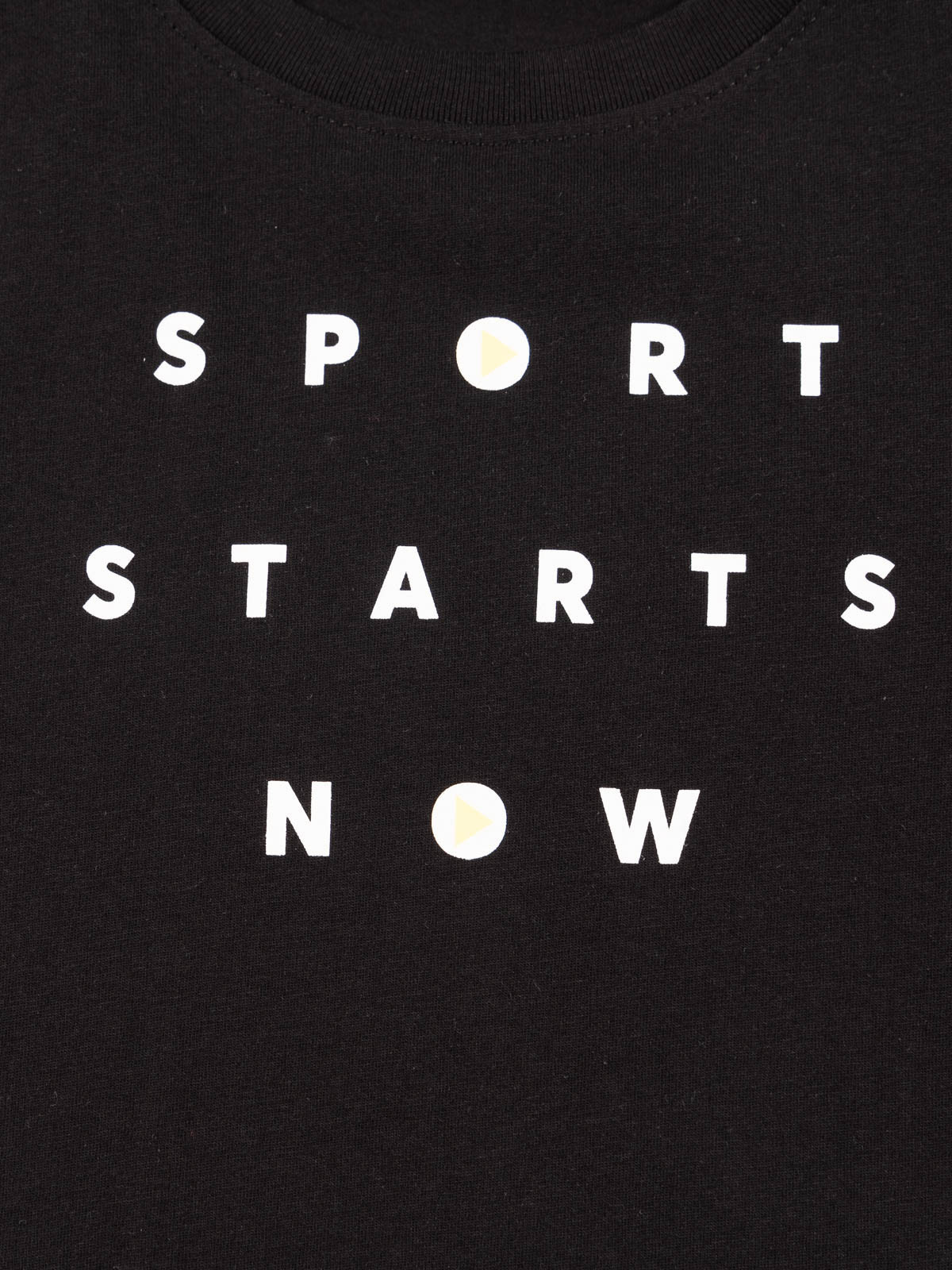 T-shirt noir message garçon (3-12A)