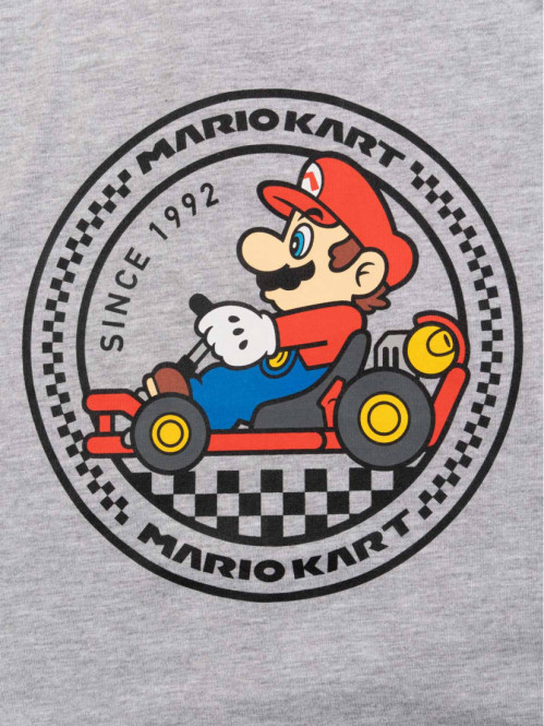 Tee-shirt Mario gris garçon (3-12A)