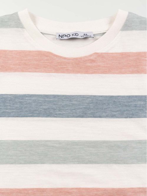 Tee-shirt garçon rayures (3-12A)