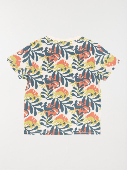 Tee-shirt motif végétal garçon (3-12A)
