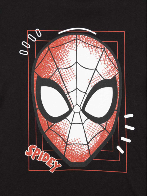 Tee-shirt Spiderman noir garçon (3-12A)