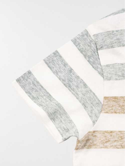 Tee-shirt rayures garçon (3-12A) Tee-shirt rayures garçon (3-12A)