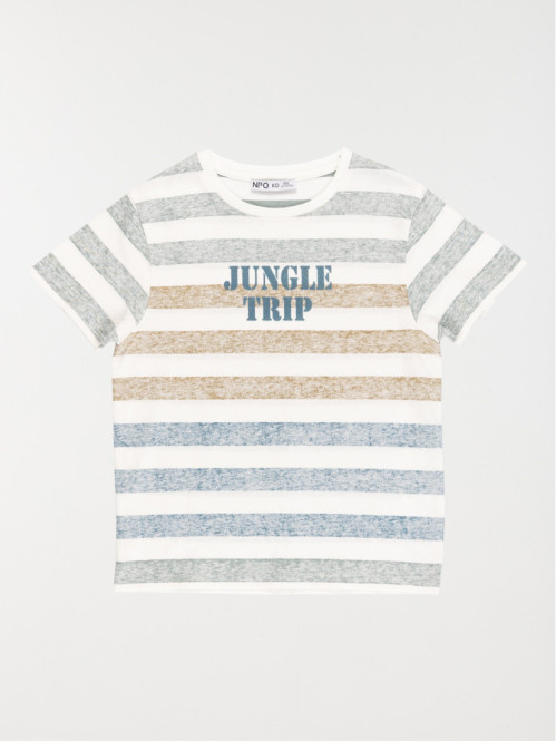 Tee-shirt rayures garçon (3-12A)