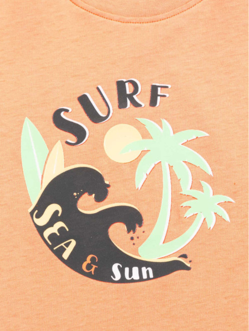 Tee-shirt motif surf garçon (3-12A)