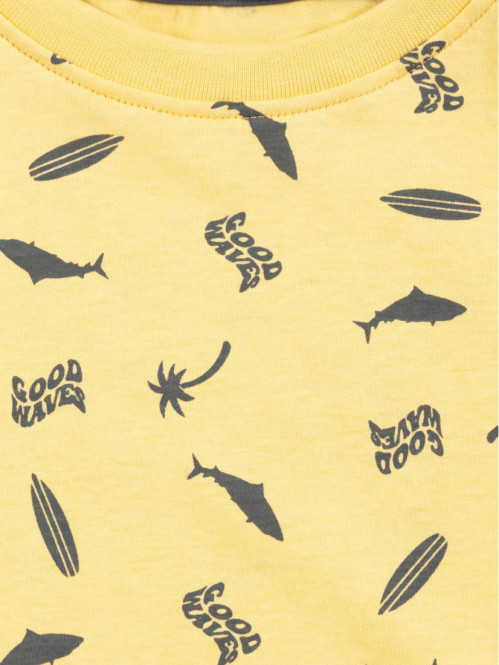 Tee-shirt motif requin garçon (3-12A)