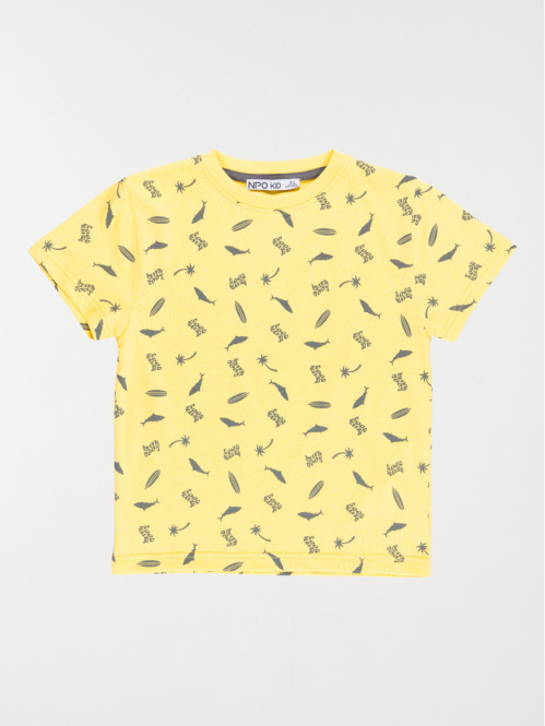 Tee-shirt motif requin garçon (3-12A)