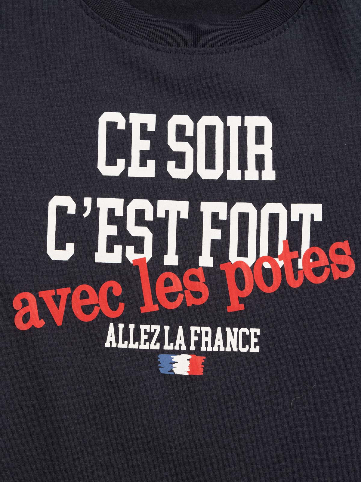 Tee-shirt marine football garçon (3-12A)