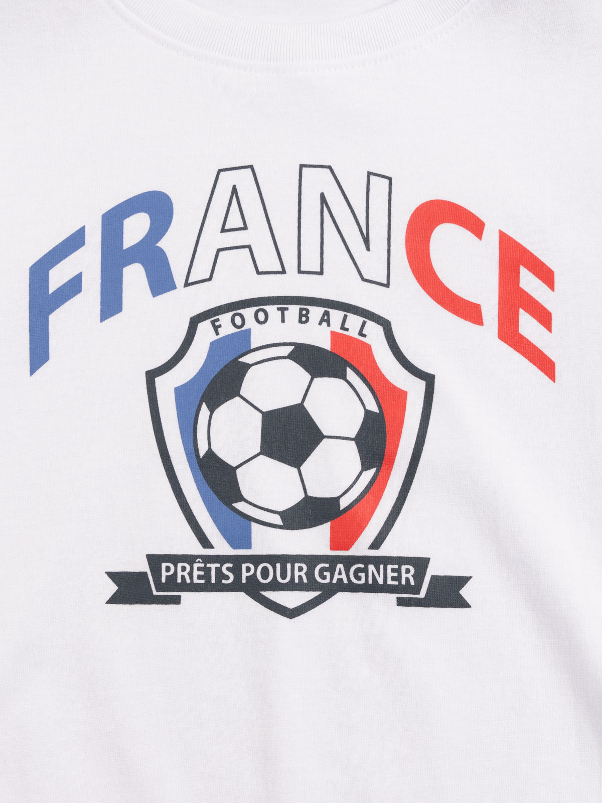 Tee-shirt blanc football garçon (3-12A) Tee-shirt blanc football garçon (3-12A)