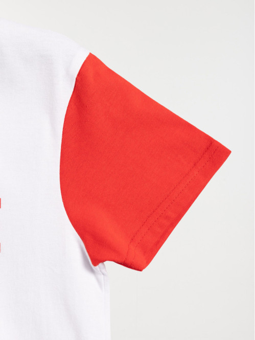 Tee-shirt blanc football garçon (3-12A) Tee-shirt blanc football garçon (3-12A)