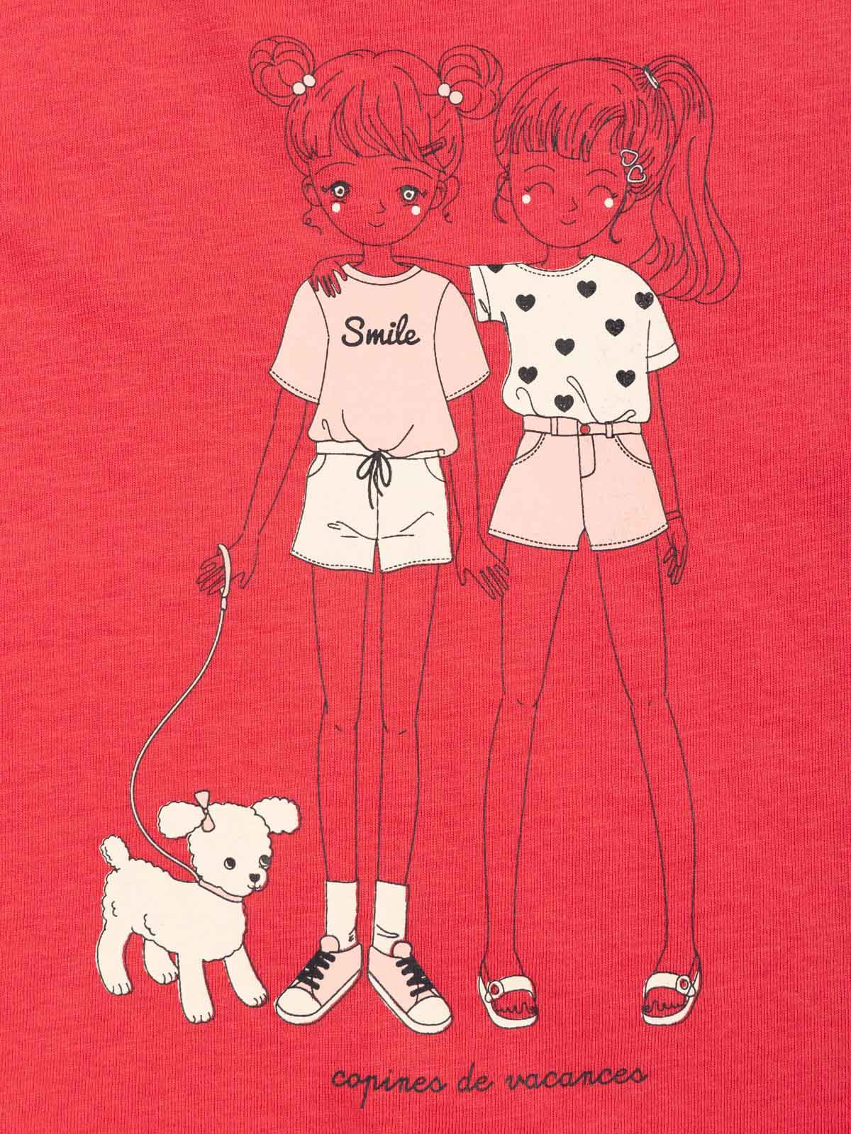 T-shirt copines vacances fille (3-12A) T-shirt copines vacances fille (3-12A)