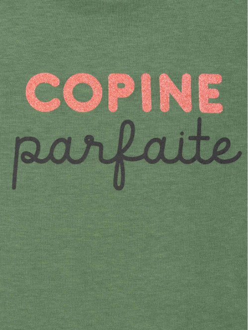 T-shirt copine parfaite fille (3-12A) T-shirt copine parfaite fille (3-12A)