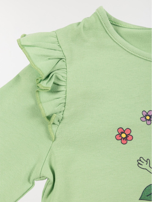 T-shirt so happy fille (3-12A)