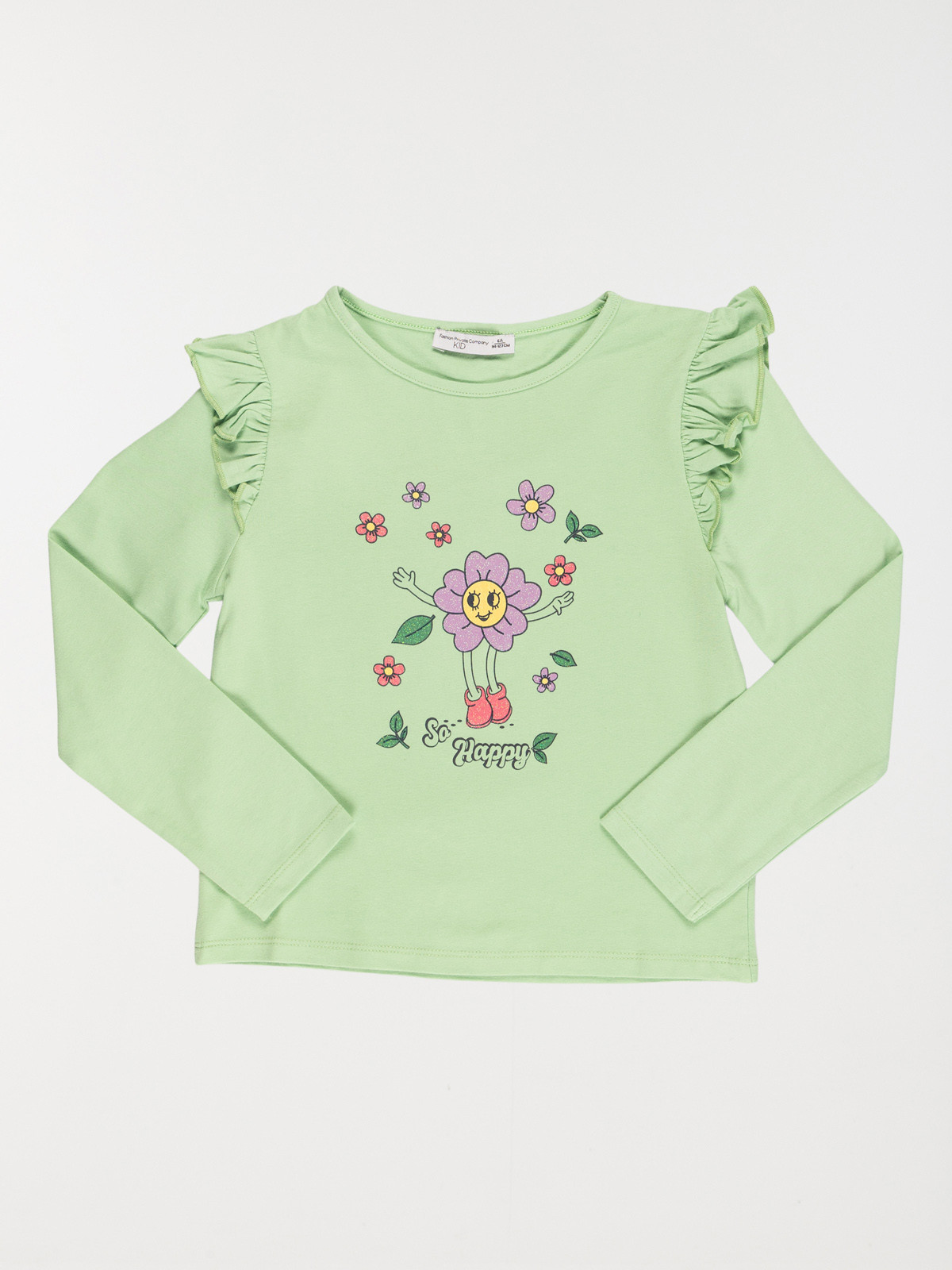 T-shirt so happy fille (3-12A)