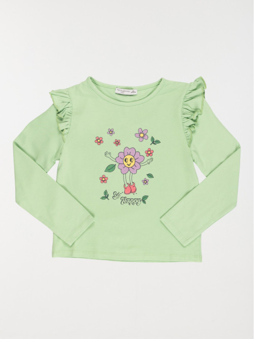 T-shirt so happy fille (3-12A)