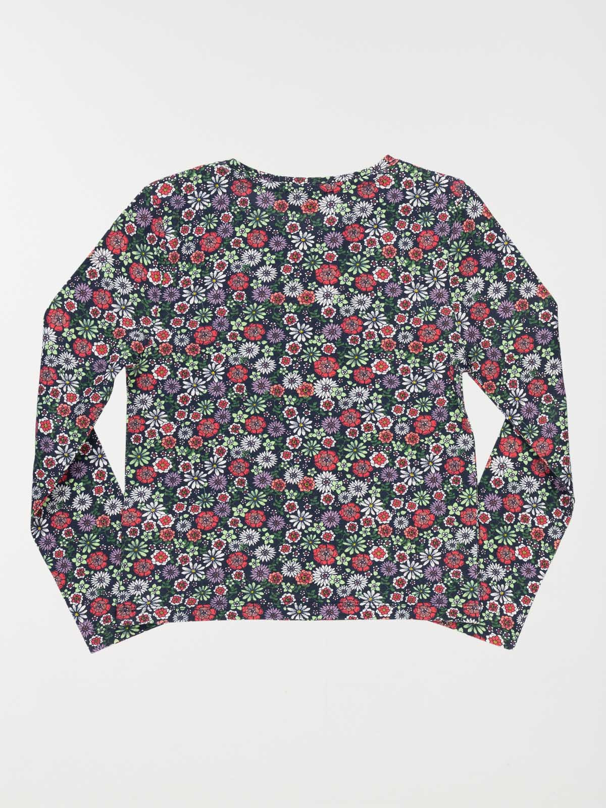 T-shirt motifs fleurs fille (3-12A)