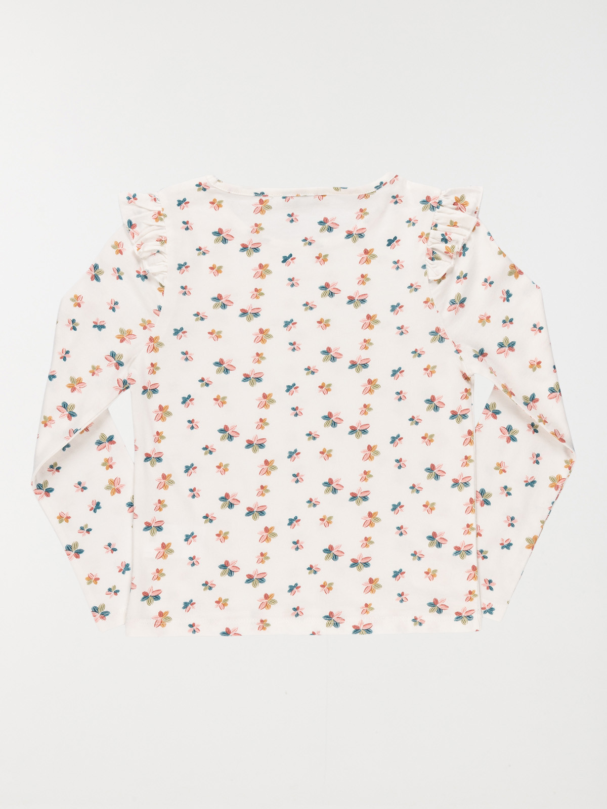 Tee-shirt motifs fleurs fille (3-12A)