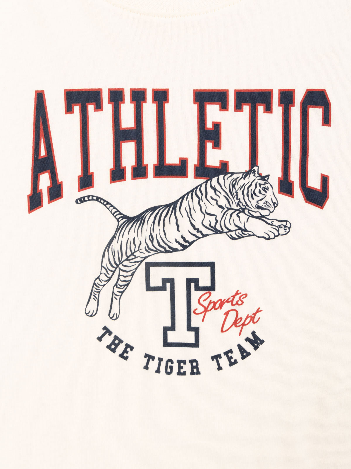 T-shirt écru tigre garçon (3-12A)