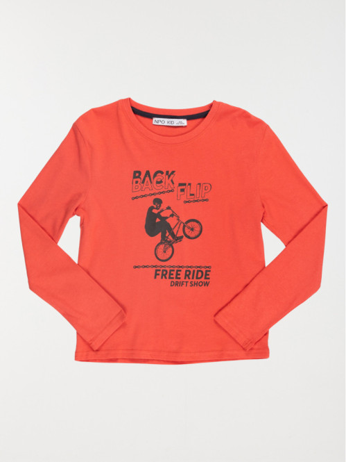 Tee-shirt imprimé vélo garçon (3-12A)
