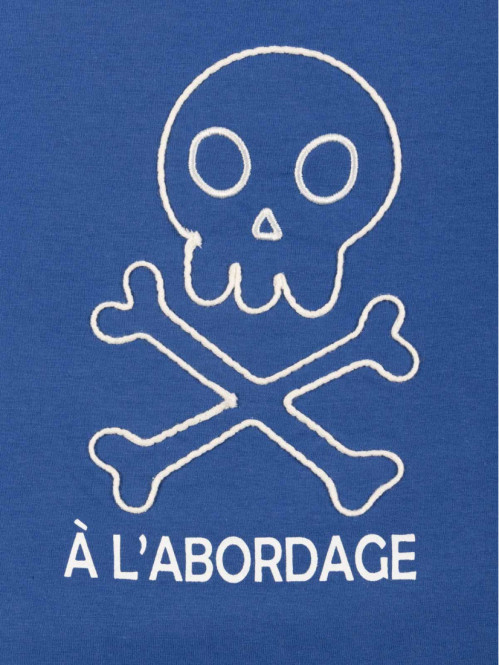 T-shirt à l'abordage bleu (3-12A)