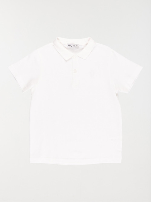 Polo blanc 100% coton...