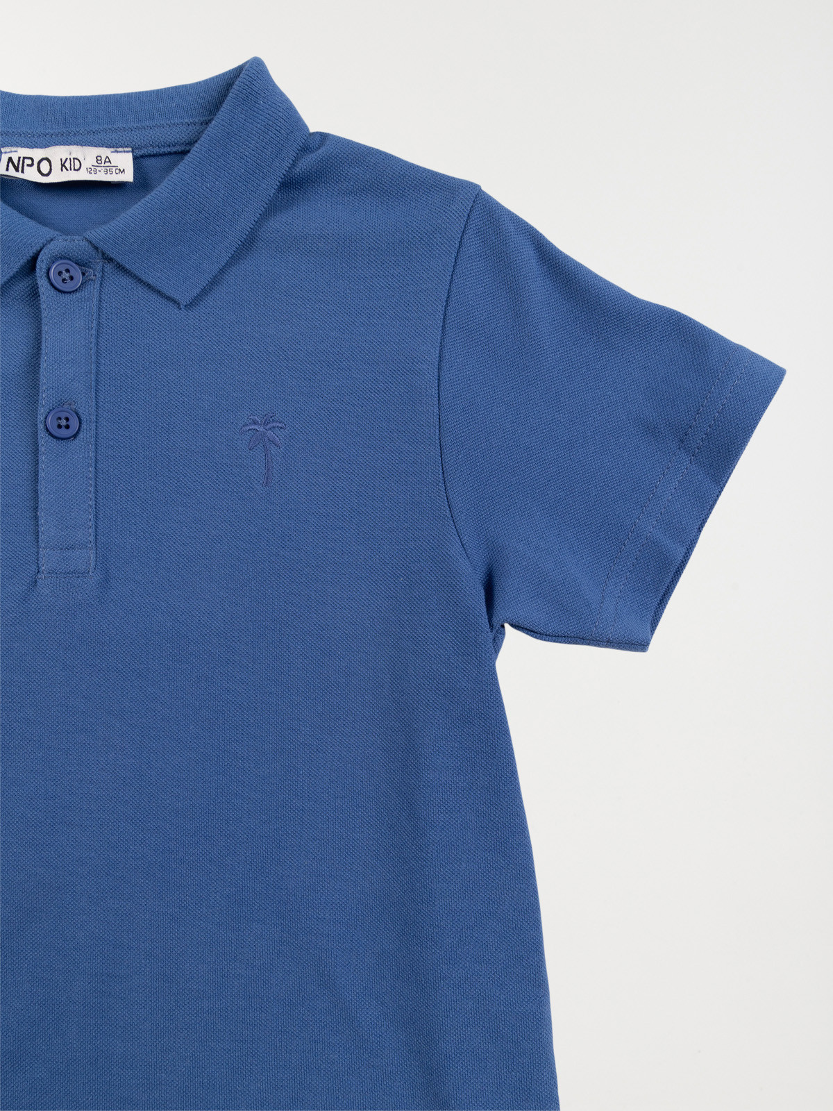 Polo bleu royal garçon (3-12A)