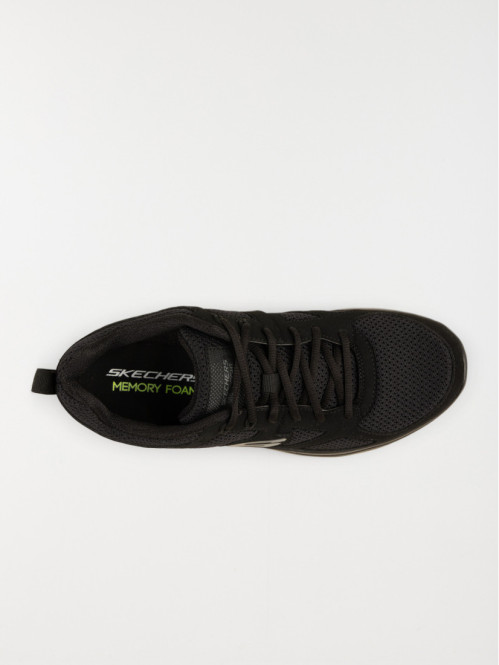 AZSDXS Baskets Homme Respirantes Antidérapantes - Chaussures De Sport Confortables Avec Semelle MD (Noir, 45 EU)