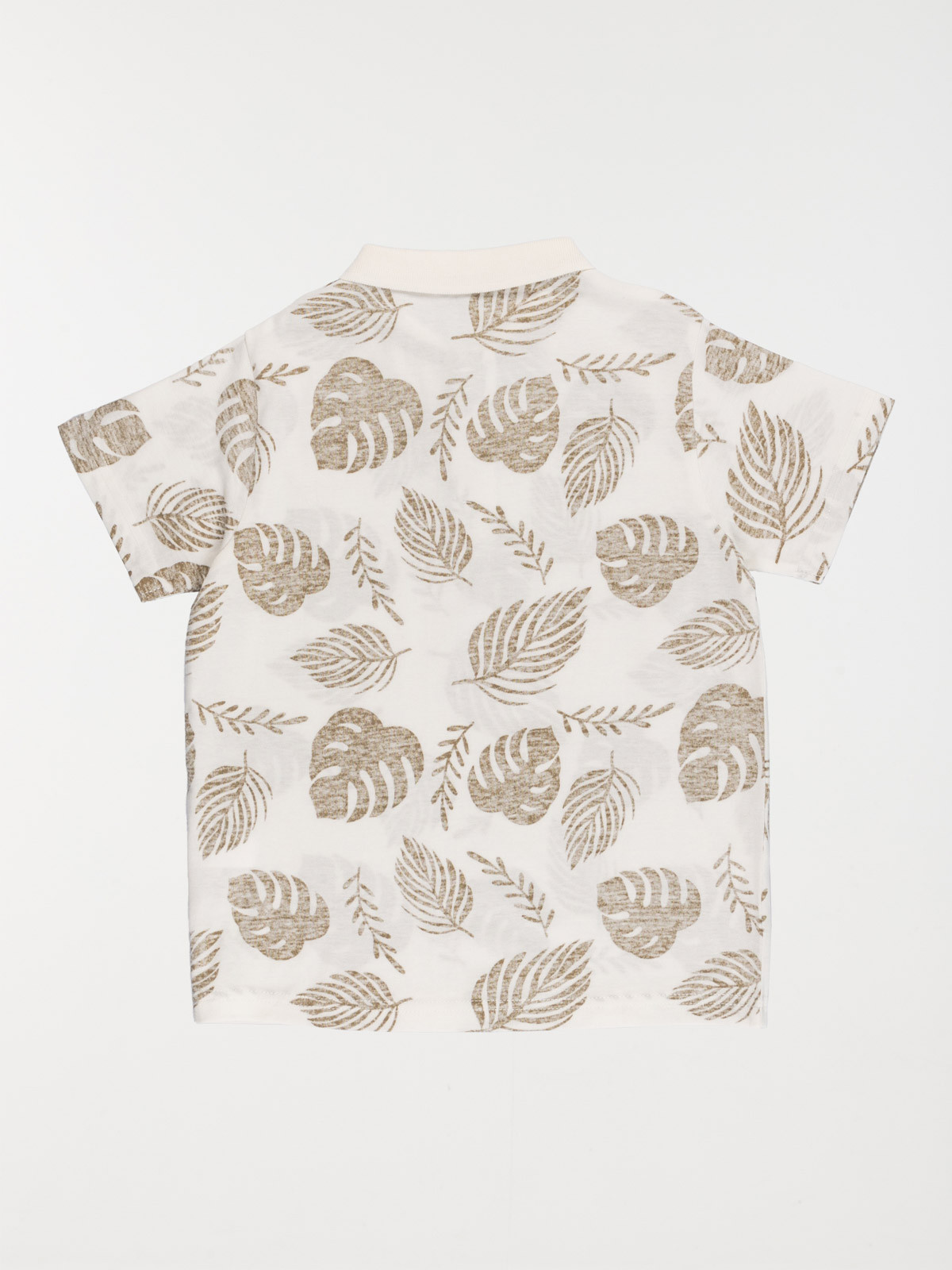 Polo imprimé feuillage garçon (3-12A) Polo imprimé feuillage garçon (3-12A)