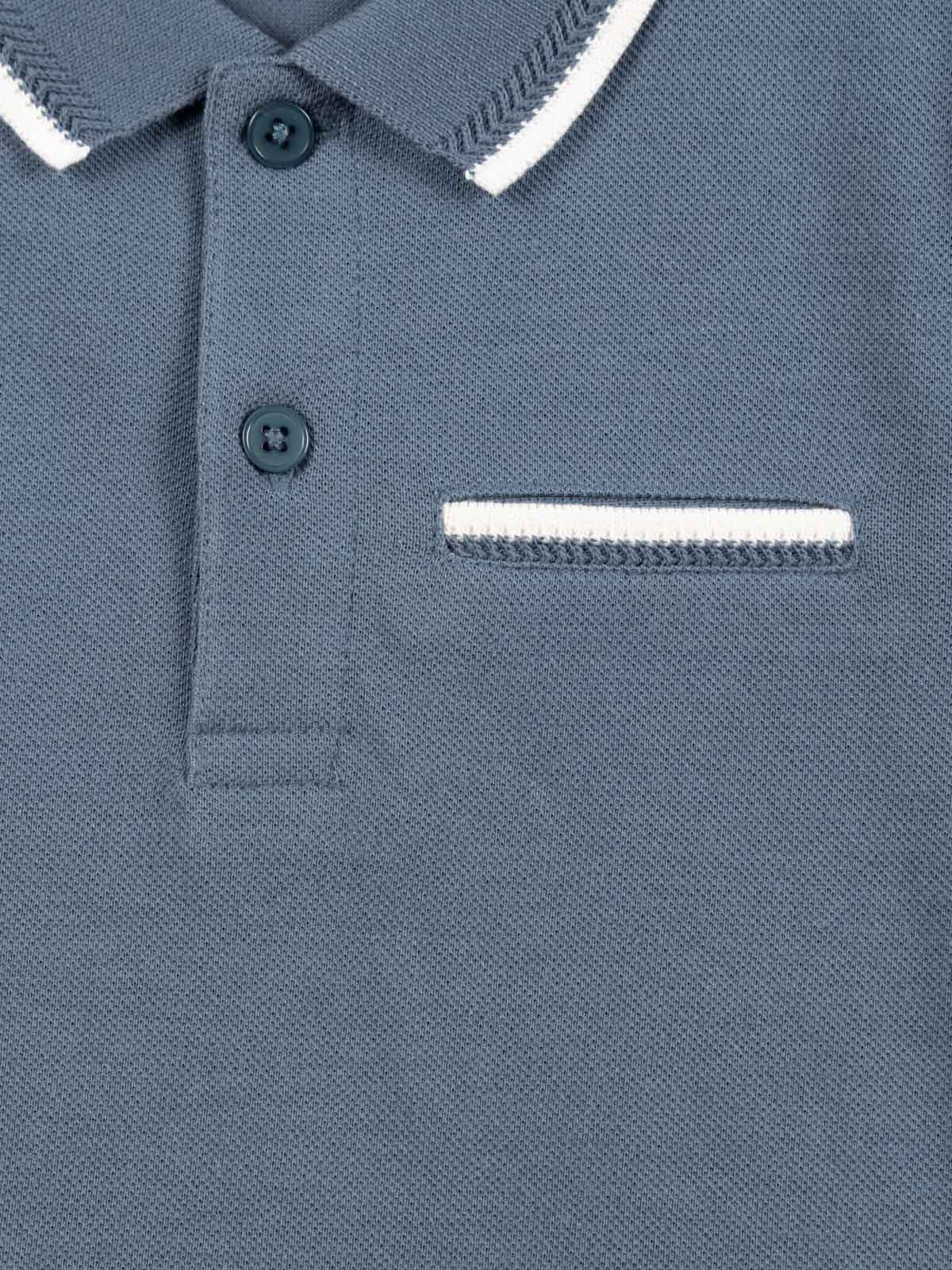 Polo indigo garçon (3-12A)