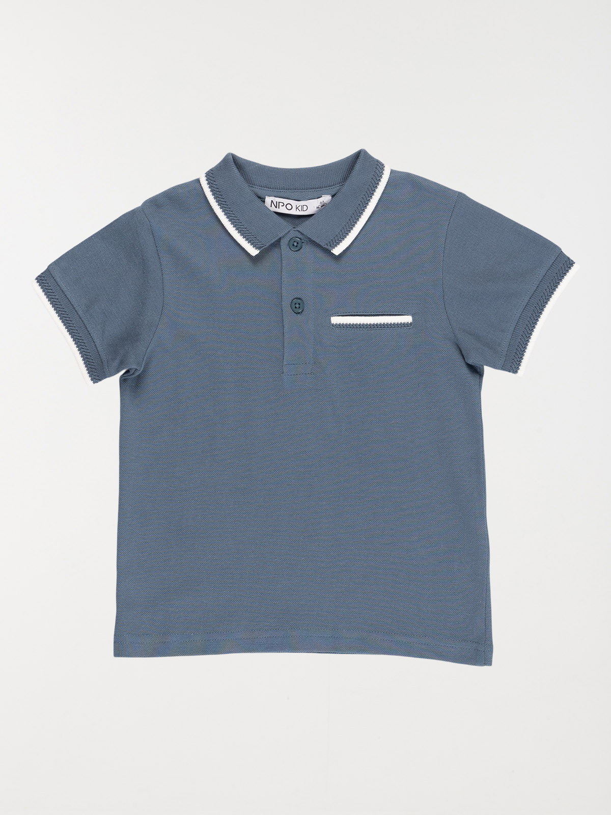 Polo indigo garçon (3-12A)