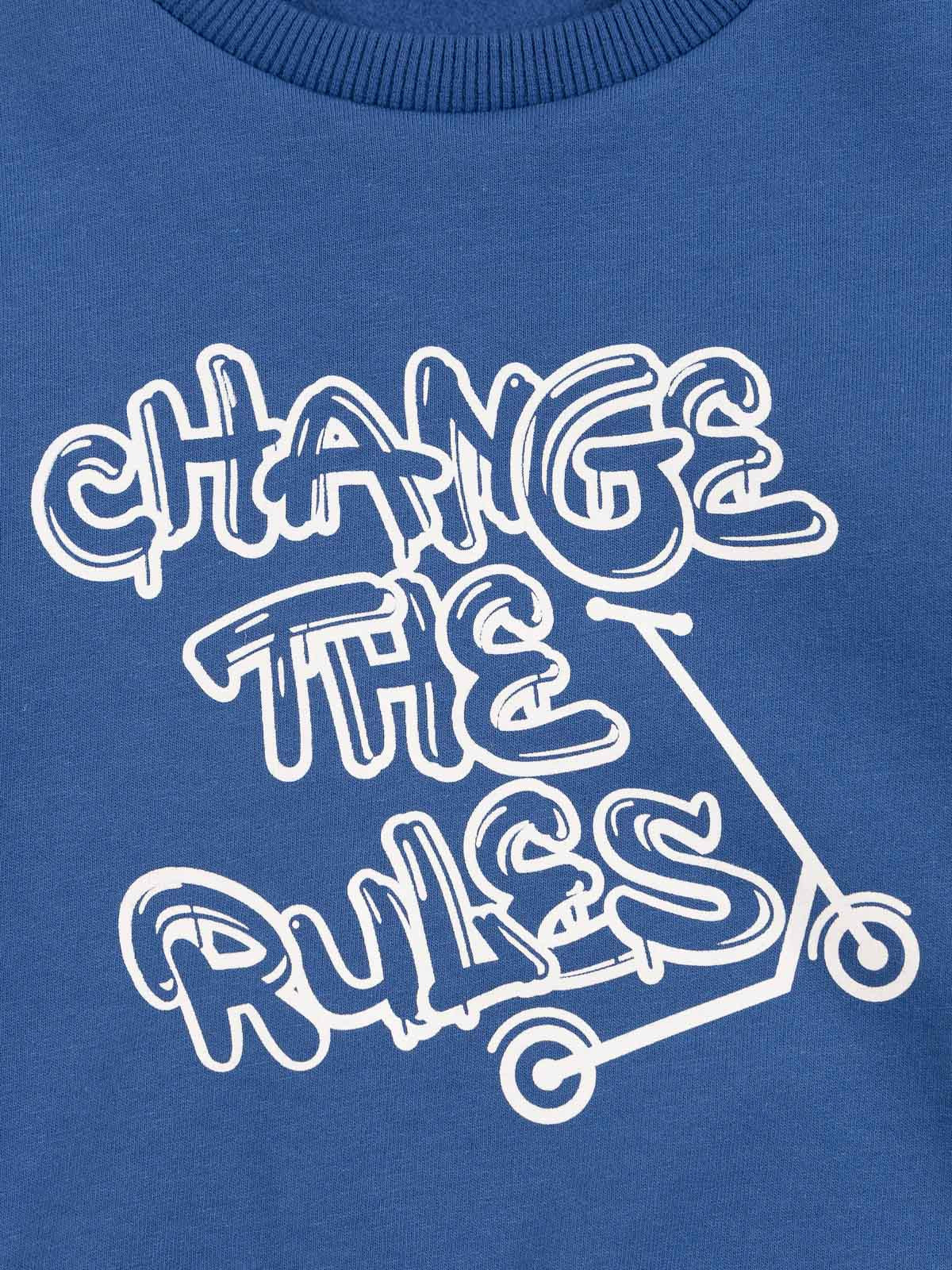 Sweat trottinette message garçon (3-12A)