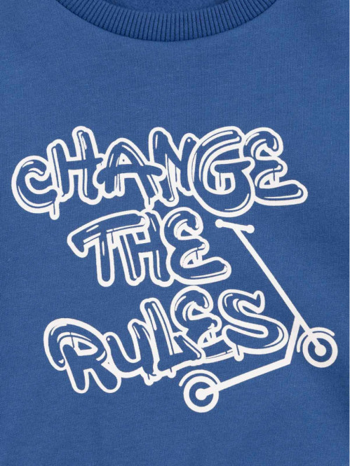 Sweat trottinette message garçon (3-12A)