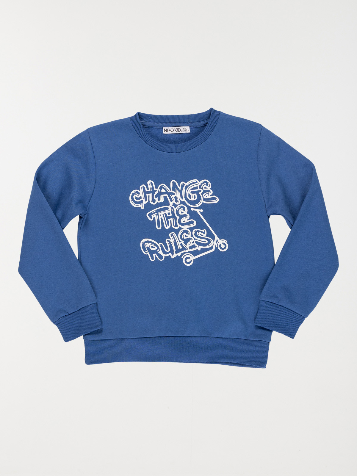 Sweat trottinette message garçon (3-12A)