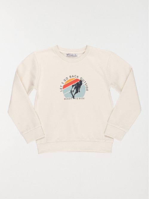 Sweat skate et message garçon (3-12A)