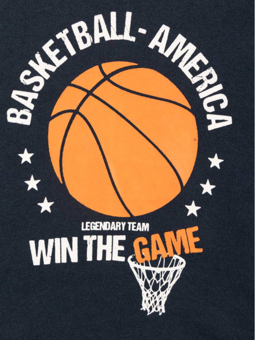 Sweat capuche basketball garçon (3-12A)