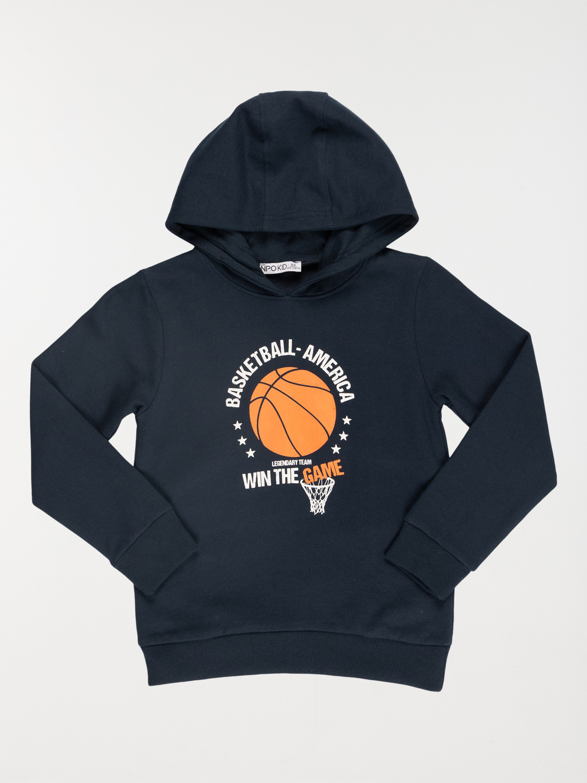 Sweat capuche basketball garçon (3-12A)
