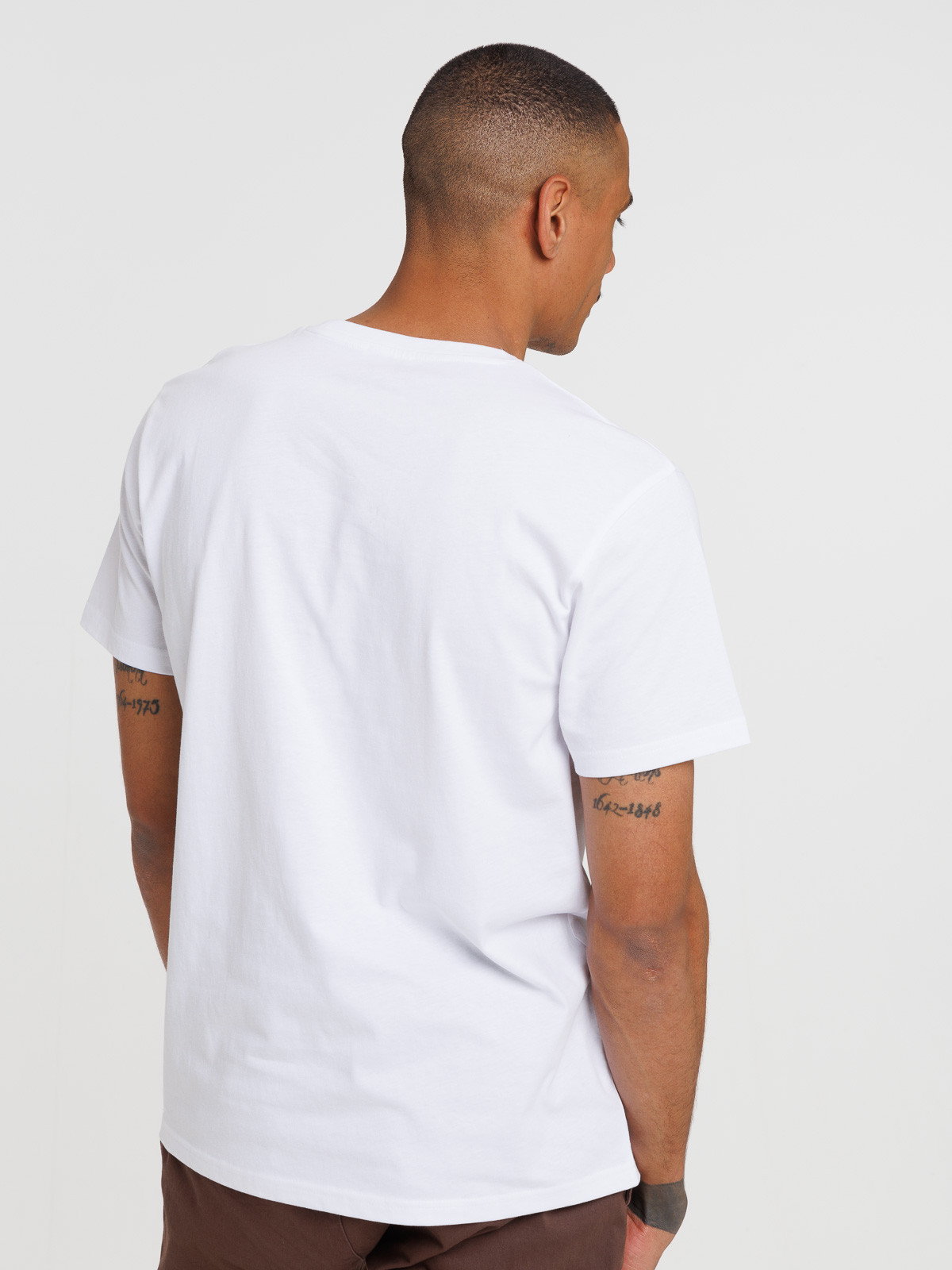 T-shirt imprimé blanc homme