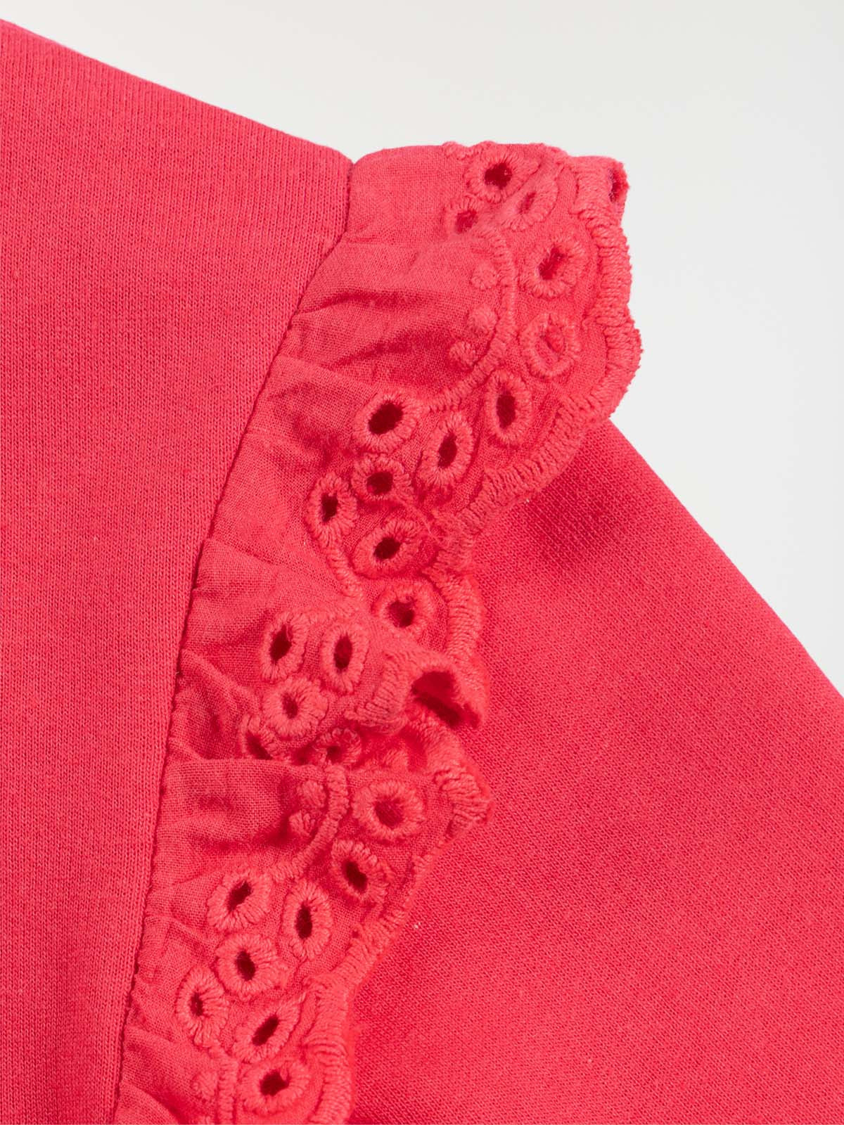 Sweat dark pink fille (3-12A)