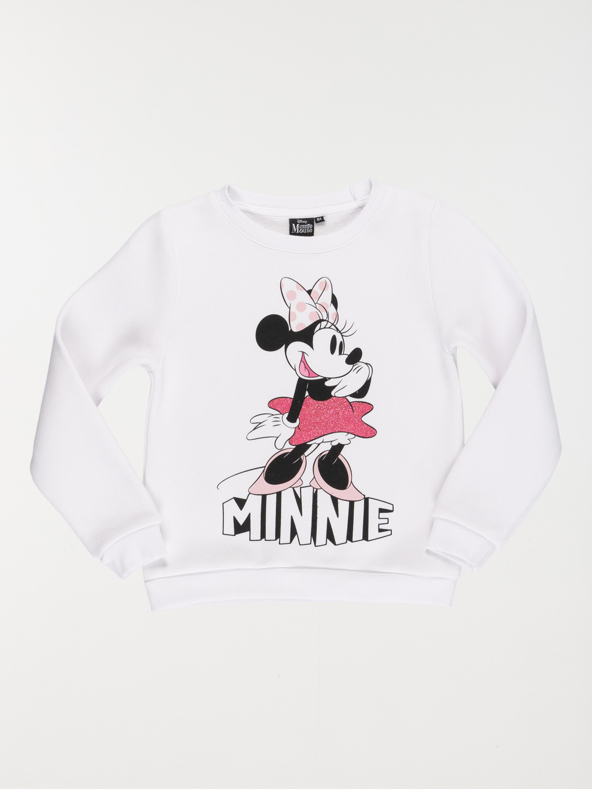 Sweat fille Minnie blanc (3-10A)