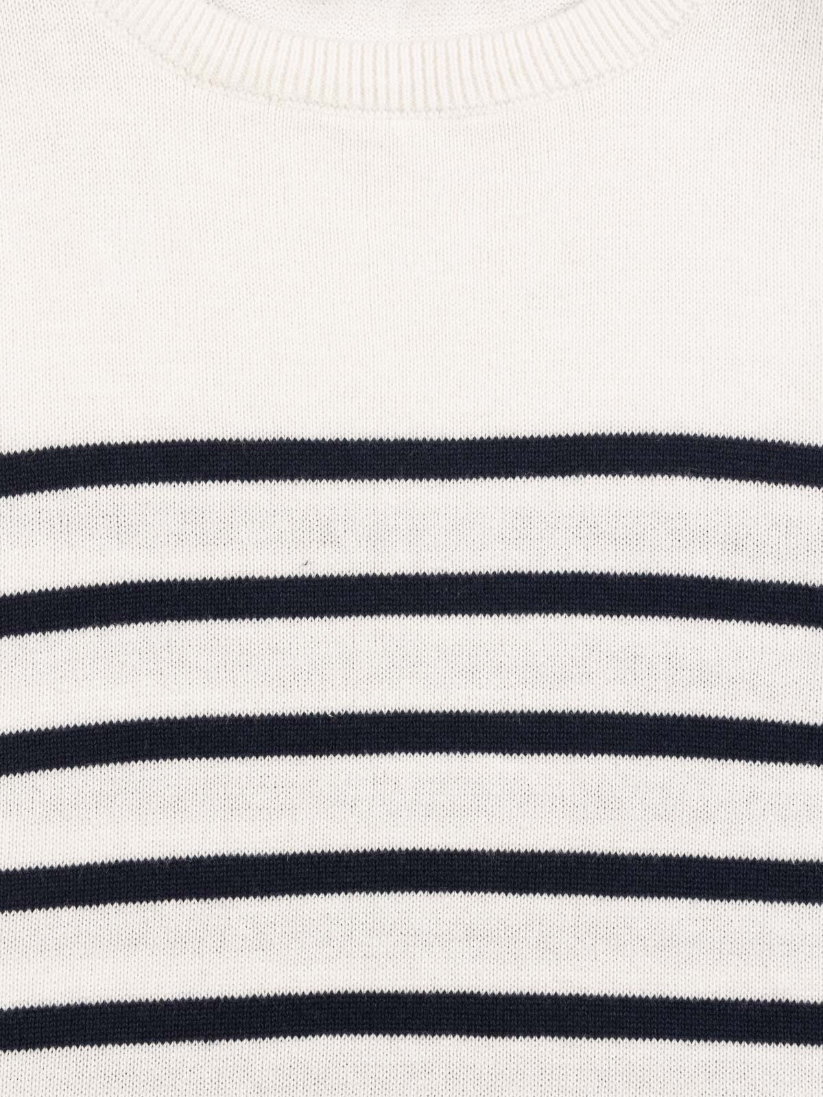 Pull rayé col rond garçon (3-12A) Pull rayé col rond garçon (3-12A)