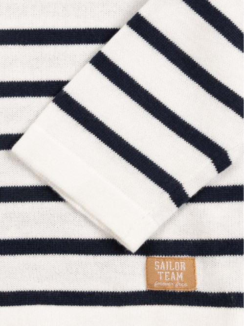 Pull rayé col rond garçon (3-12A) Pull rayé col rond garçon (3-12A)