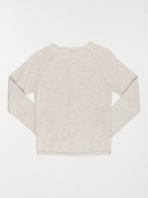 Gilet gris brillant fille...