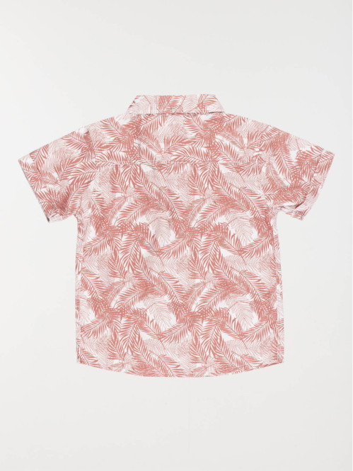 Chemise imprimée végétale garçon (3-12A)