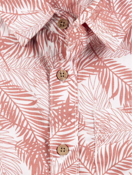 Chemise imprimée végétale garçon (3-12A)