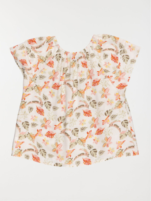 Blouse imprimé tropical...