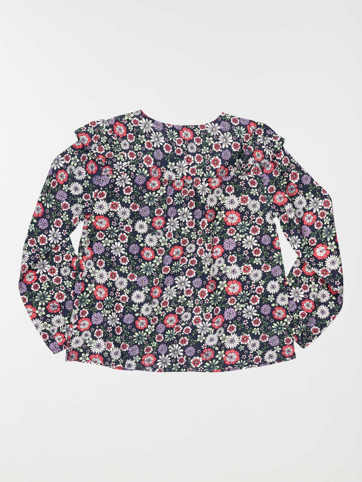 Blouse imprimé fleuri fille (3-12A) Blouse imprimé fleuri fille (3-12A)