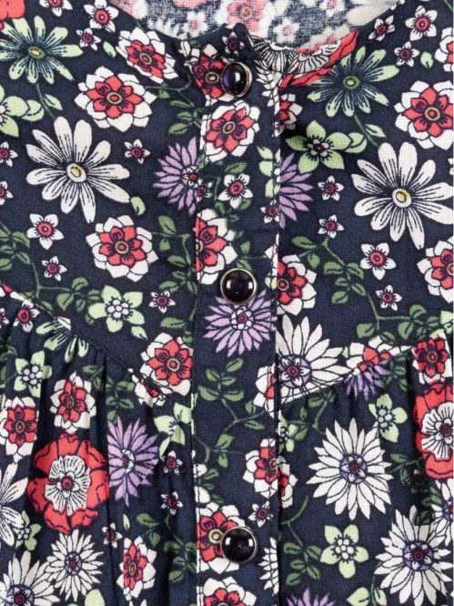 Blouse imprimé fleuri fille...