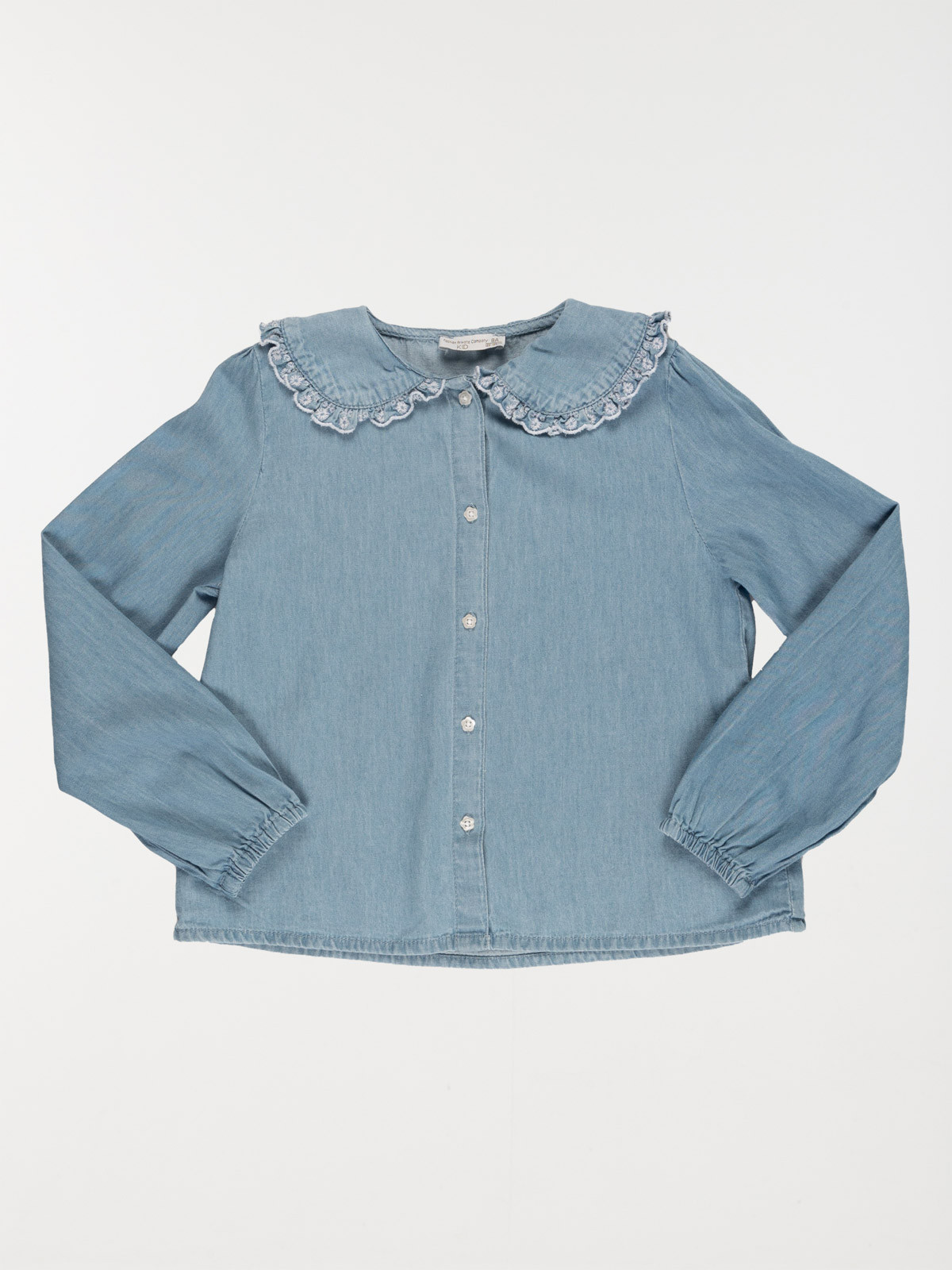 Blouse col claudine stone fille (3-12A)