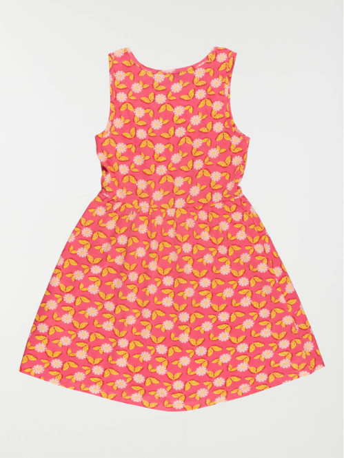 Robe imprimée papillon fille (3-12A)